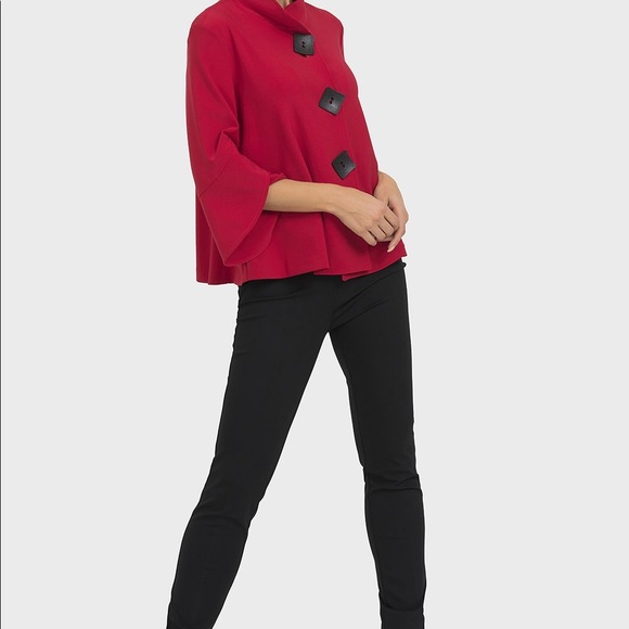 Joseph Ribkoff Jackets & Blazers - Joseph Ribkoff Lipstick Red Jacket